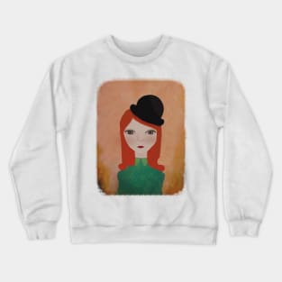 The lady with the hat Crewneck Sweatshirt